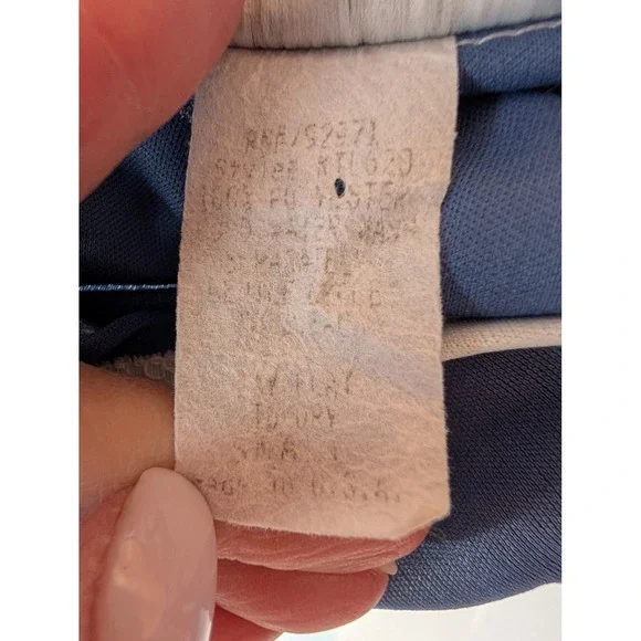 Uncivilized VTG 90s Y2K Daisy Polo Shirt Women S Blue Floral V-Neck Baby Tee - Picture 5 of 8